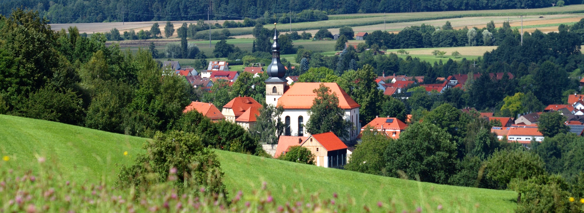 Markt Weidenberg - Blick vom Kulm