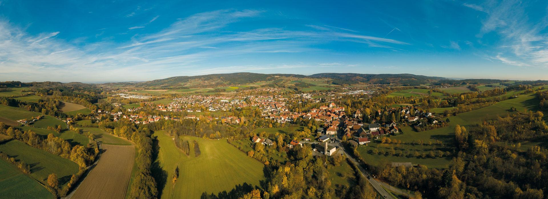 Luftaufnahme Markt Weidenberg